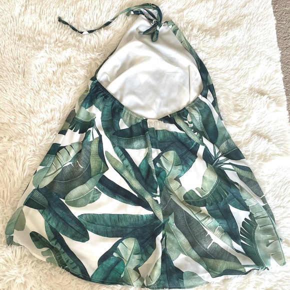 Show Me Your MuMu Katy Palm Halter Dress, S - Picture 3 of 4